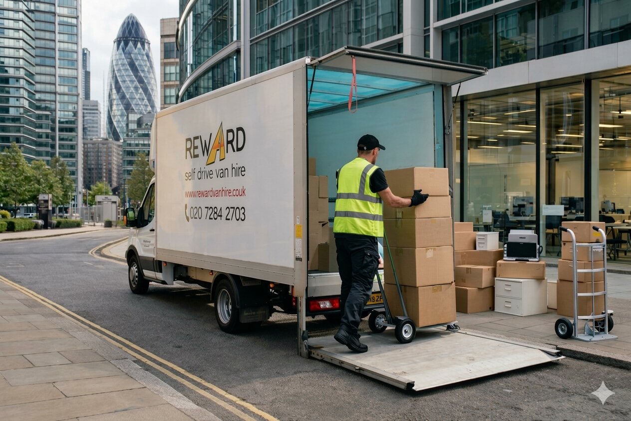 Van hire for removals in London